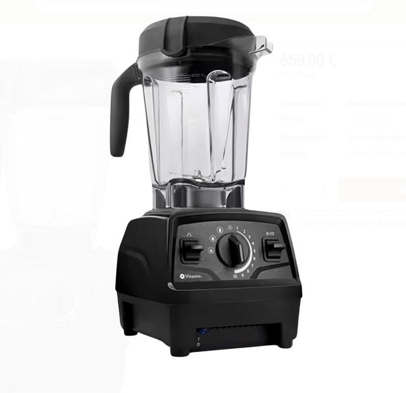 Batidora Vitamix Explorian E520 - Negra