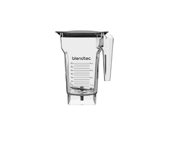 BLENDTEC - C825D46Q-EUB1GB1A - Batidora Blender CONNOISEUR 825 con 2 Jarras FOURSIDE con tapa plana blanda (1800 W) - (3,8 HP)