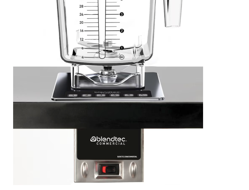 BLENDTEC - C825D46Q-EUB1GB1A - Batidora Blender CONNOISEUR 825 con 2 Jarras FOURSIDE con tapa plana blanda (1800 W) - (3,8 HP)