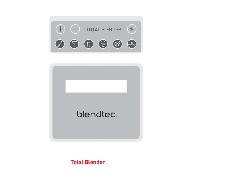 Batidora BLENDTEC Total Blender Roja