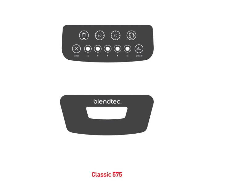 Blendtec - Licuadora clásica 575 Poppy